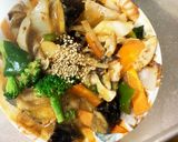 きな粉オイ炒味豚こま白菜回鍋肉青椒肉絲風作り方17写真