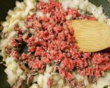 暗殺者のパスタ：玉ネギ挽肉ケチャップ版❀作り方3写真