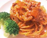 暗殺者のパスタ：玉ネギ挽肉ケチャップ版❀作り方14写真