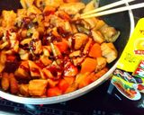 鰻のたれで作る『鶏と根菜の照り炒め風』作り方10写真