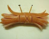 キャラ弁に♪　ウインナーでかにさん作り方4写真