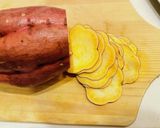 レンジでさつまいもチップス作り方1写真