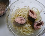 レンジで簡単！サバもやし　柚子胡椒風味作り方3写真