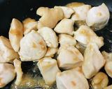 鶏むね肉のササッと梅肉炒め作り方3写真
