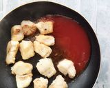 冬おかず☆鱈の甘酢炒め作り方3写真