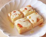 レンジで2分★お弁当用の厚揚げピザ★節約作り方4写真