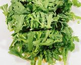 菊菜と油揚げのみそ汁作り方1写真