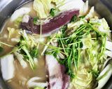 魚介と野菜の白湯鍋作り方1写真
