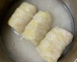 チーズ入りのロールキャベツ タテギソース作り方2写真