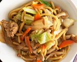 お一人様！市販の焼きそばでナポリタン風！作り方1写真