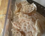ベビーホタテとれんこんのバター醤油作り方1写真