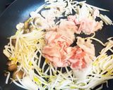 すだち　めんつゆ　焼きそば作り方9写真
