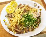 すだち　めんつゆ　焼きそば作り方12写真