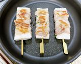 はんぺんのしそ豚バラ巻きのチーズ焼き作り方6写真