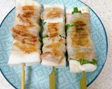 はんぺんのしそ豚バラ巻きのチーズ焼き作り方7写真