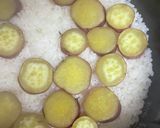 さつまいもご飯　もちもち作り方2写真