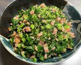 大根の葉っぱとスパムで作るご飯のお供作り方5写真
