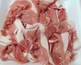 ガツンと!豚こまニンニク炊き込みご飯作り方1写真