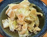 風邪予防♡キャベツとニンニクのポン酢炒め作り方4写真