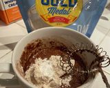 レンジdeマグカップ　チョコレートケーキ作り方2写真