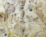 レンジ　鶏肉のマスタードクリーム作り方6写真
