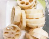 ささみと蓮根の甘酢あんかけ作り方1写真
