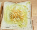 カフェ風❣️風車トースト!ハムチーズ作り方4写真