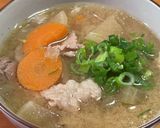 風邪の予防と対策♡ニンニクたっぷり豚汁作り方5写真