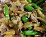 豚こま少し！大根とししとうの甘辛炒め作り方4写真