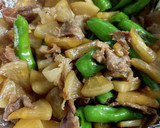 豚こま少し！大根とししとうの甘辛炒め作り方4写真
