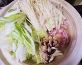 もつ鍋風☆鶏肉の濃厚コク味噌鍋★寒い日に作り方3写真