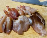 春菊と木耳の豚肉炒め作り方3写真