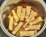 水菜と油揚げの煮浸し作り方2写真