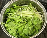 水菜と油揚げの煮浸し作り方3写真
