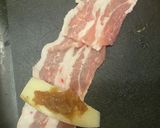 豚肉のレンコン梅巻き　塩麹炒め作り方3写真
