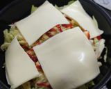 フライパンde簡単キャベツのチーズ焼き作り方2写真