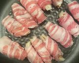 豚肉のレンコン梅巻き　塩麹炒め作り方4写真