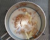 きな粉とホワイトチョコの豆乳プリン。作り方1写真