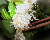 かんたん酢☆しらすとほうれん草の酢の物作り方3写真