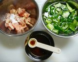 お弁当！豚ロースとピーマンの炒め物作り方1写真