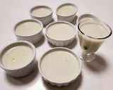 さつまいもとホワイトチョコのミルクプリン作り方5写真