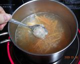 好きな野菜で♪鶏団子と春雨スープ☆作り方4写真
