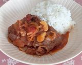 10分で洋風牛丼？♡ハッシュドビーフ？笑作り方5写真