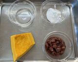 小豆とかぼちゃのきんつば風☆手づかみ食べ作り方1写真