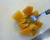 小豆とかぼちゃのきんつば風☆手づかみ食べ作り方3写真