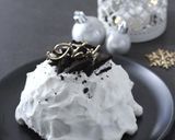 ナッペ不要♪簡単モノクロミニドームケーキ作り方9写真