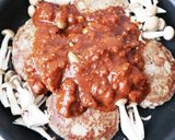 デミグラスソースで☆煮込みハンバーグ作り方5写真