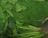 ほうれん草と卵のとろとろスープ作り方1写真