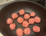 肉団子のとろ〜りクリーム煮作り方1写真