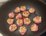 肉団子のとろ〜りクリーム煮作り方2写真